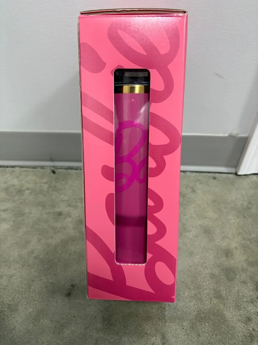 Stanley Barbie Insulated Tumbler in Bright Pink with Gold Accent - Picture 2 of 3